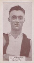 1933 Wills's Victorian Footballers (Small) #158 Albert Johnson Front